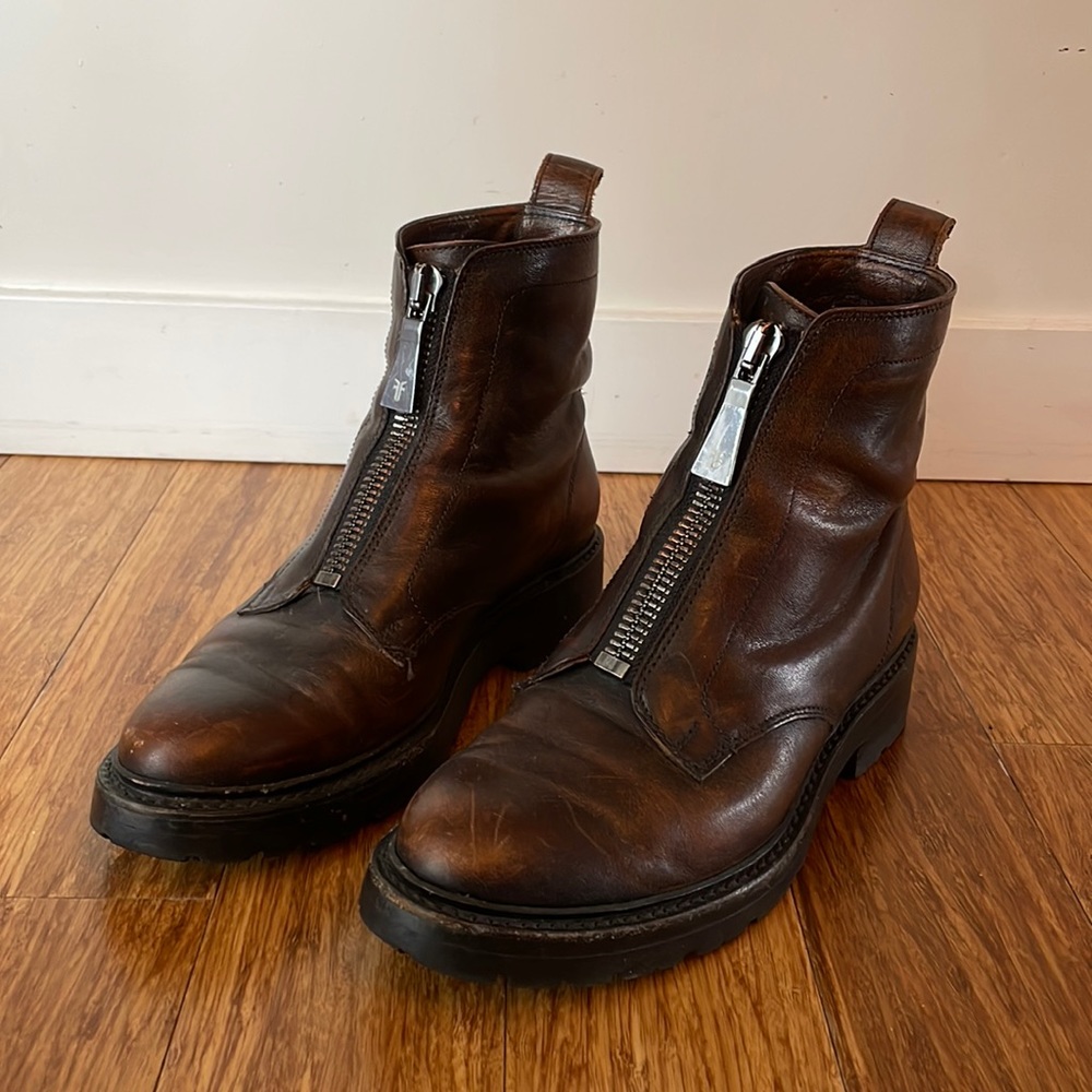 Frye Boots with Zipper Hard to Find